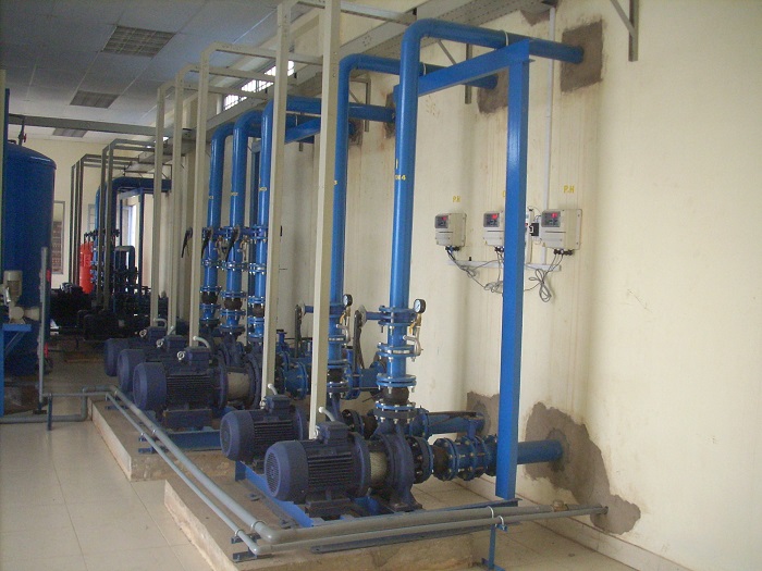 Hệ thống bơm xử lý nước cấp - Công Ty TNHH Công Nghệ Nước Trong